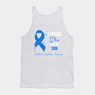 Angelman Syndrome Awareness I Wear Blue for My Son Tank Top